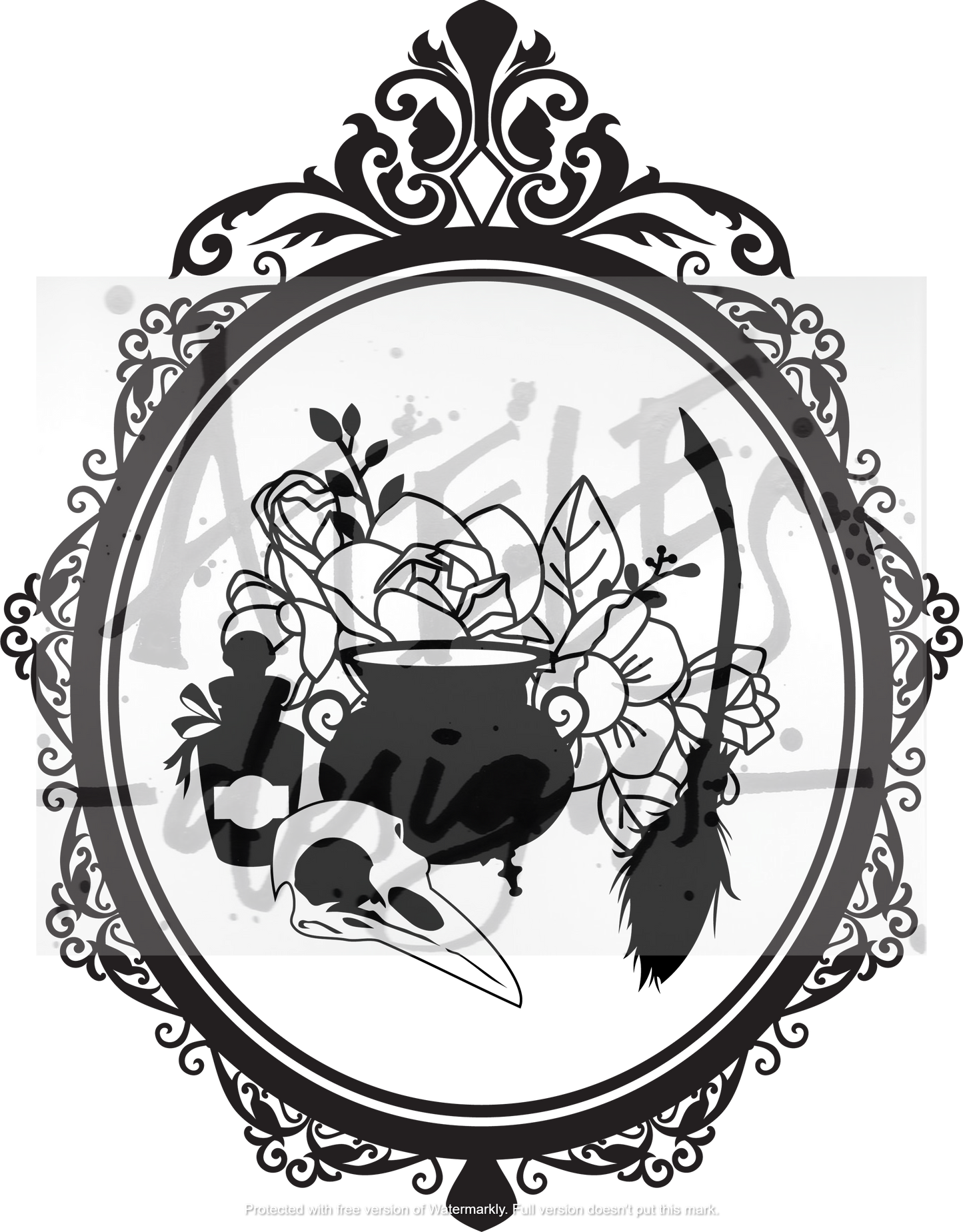 Witchy & Tarot Engraving Add On Images