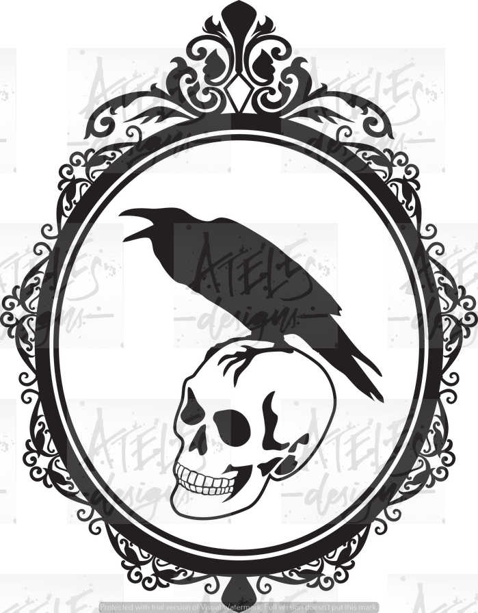 Crow & Skull Frame