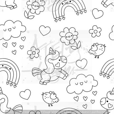 Kawaii Unicorns & Rainbows