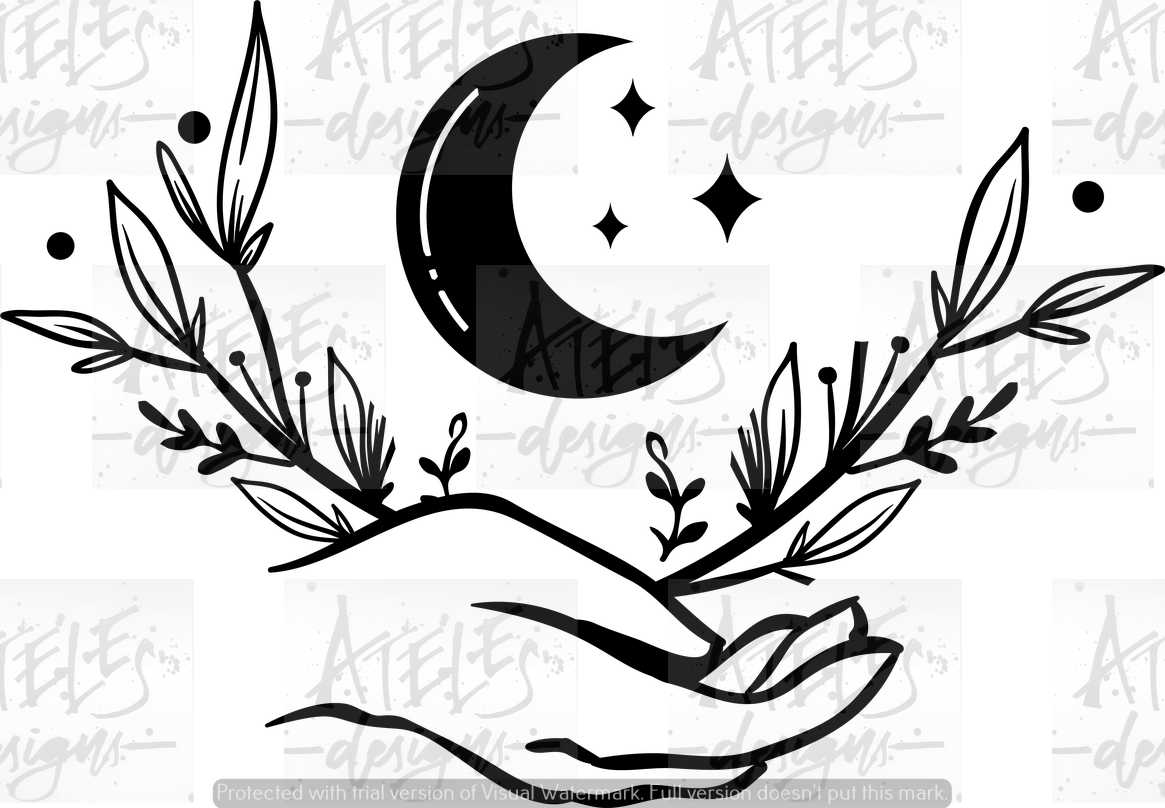 Landscape Lunar Hand