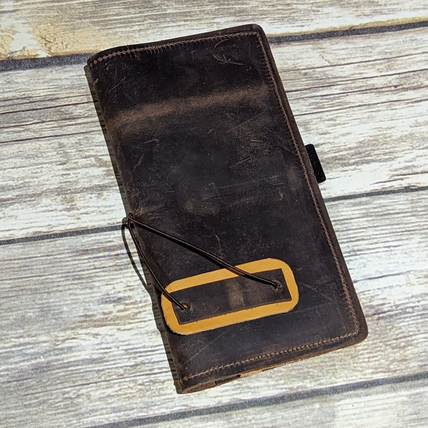Classic Neutral Weeks sized Folio Leather Cover Ready to Ship