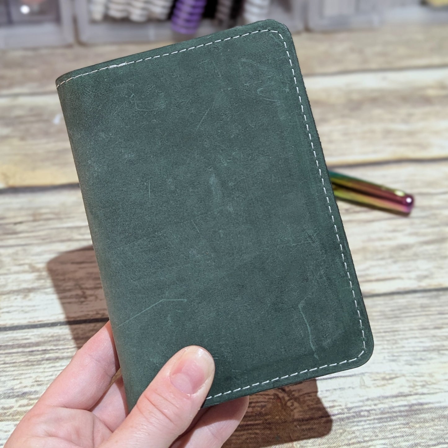 Ready to Ship PASSPORT Size Leather Cover