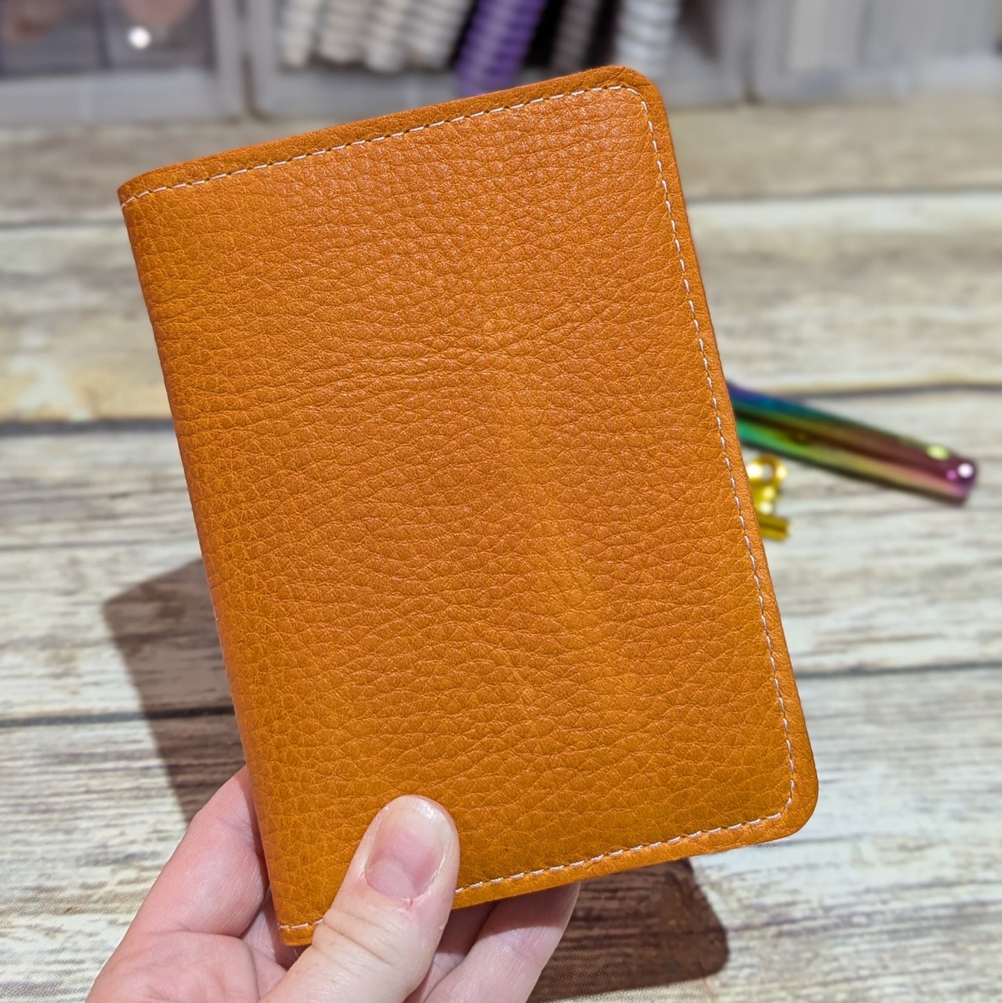 Ready to Ship PASSPORT Size Leather Cover