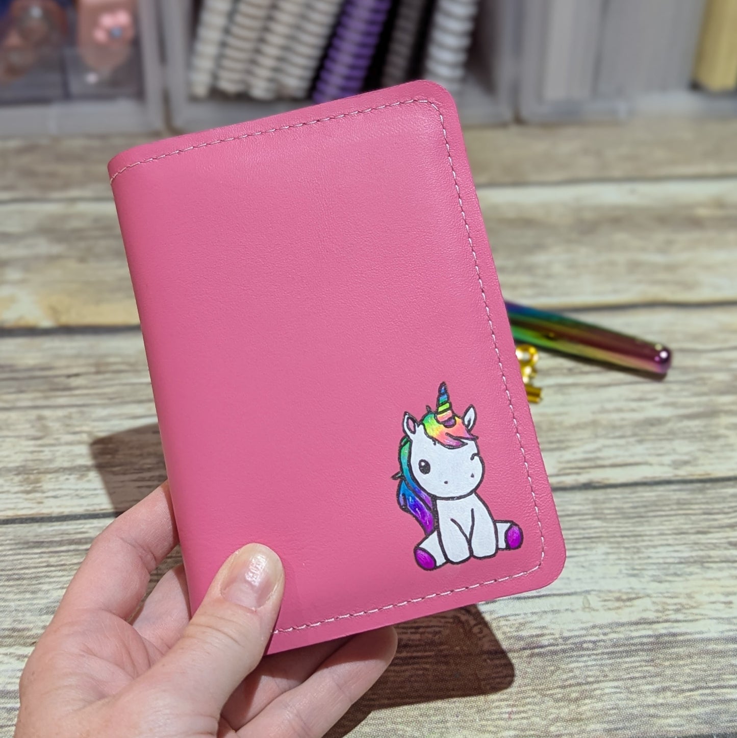 Ready to Ship PASSPORT Size Leather Cover