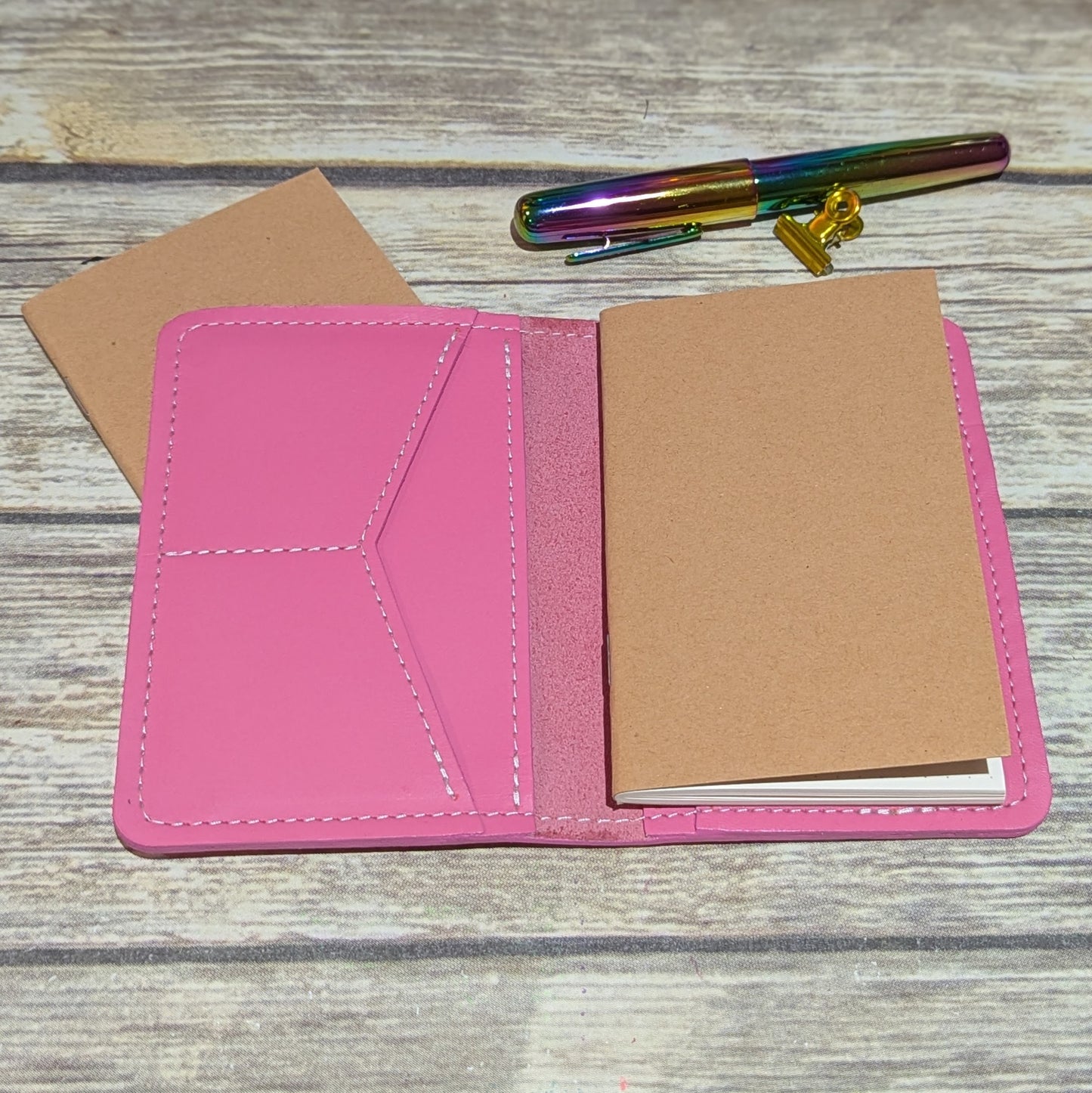 Ready to Ship PASSPORT Size Leather Cover