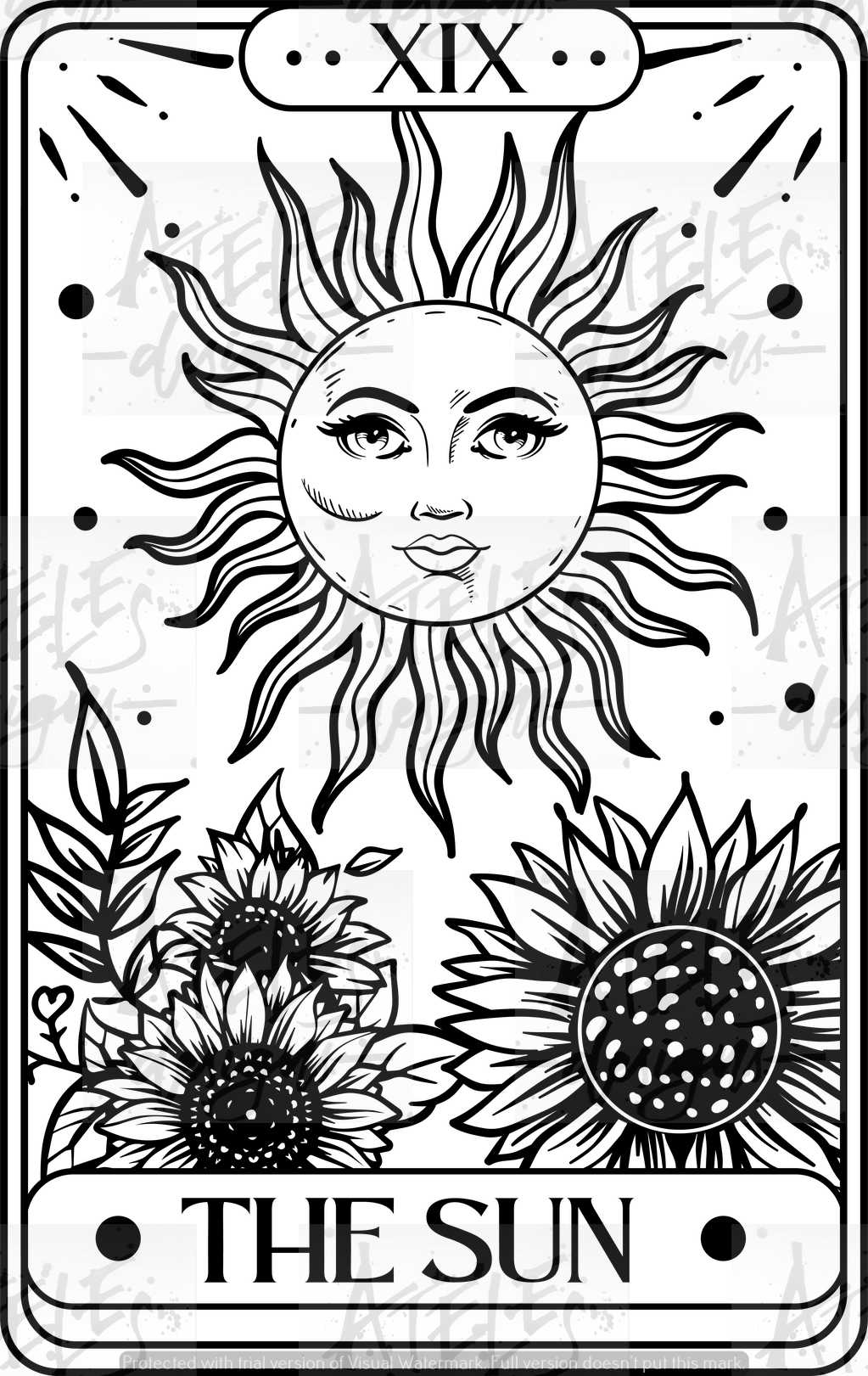 The Sun (thick frame)