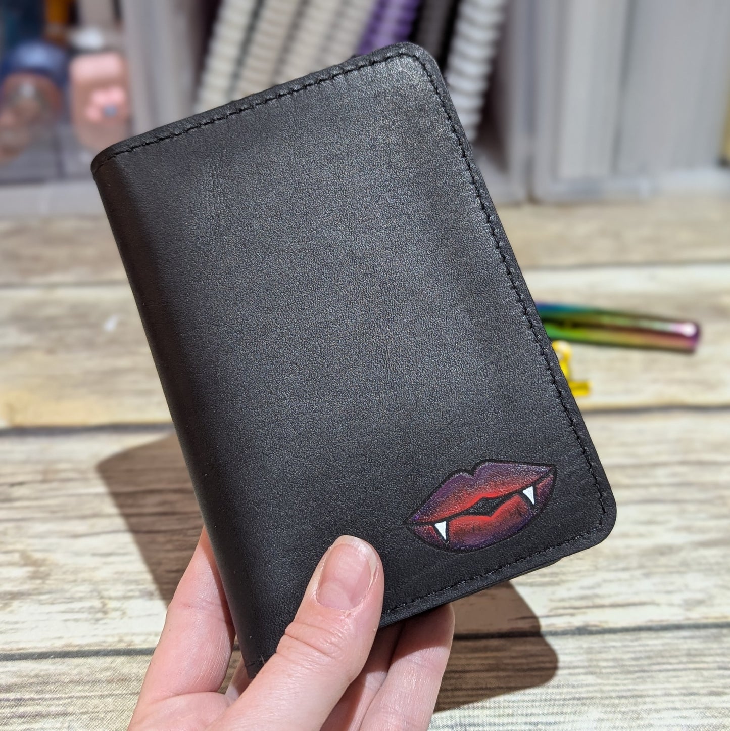 Ready to Ship PASSPORT Size Leather Cover