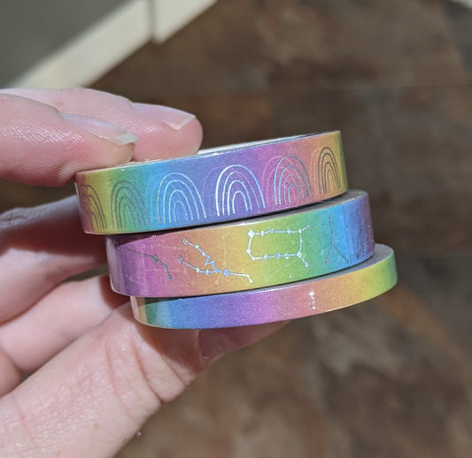 Rainbow Gradient Custom Washi