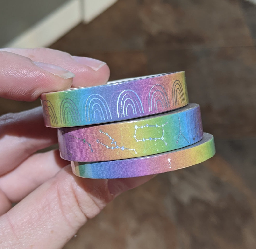 Rainbow Gradient Custom Washi