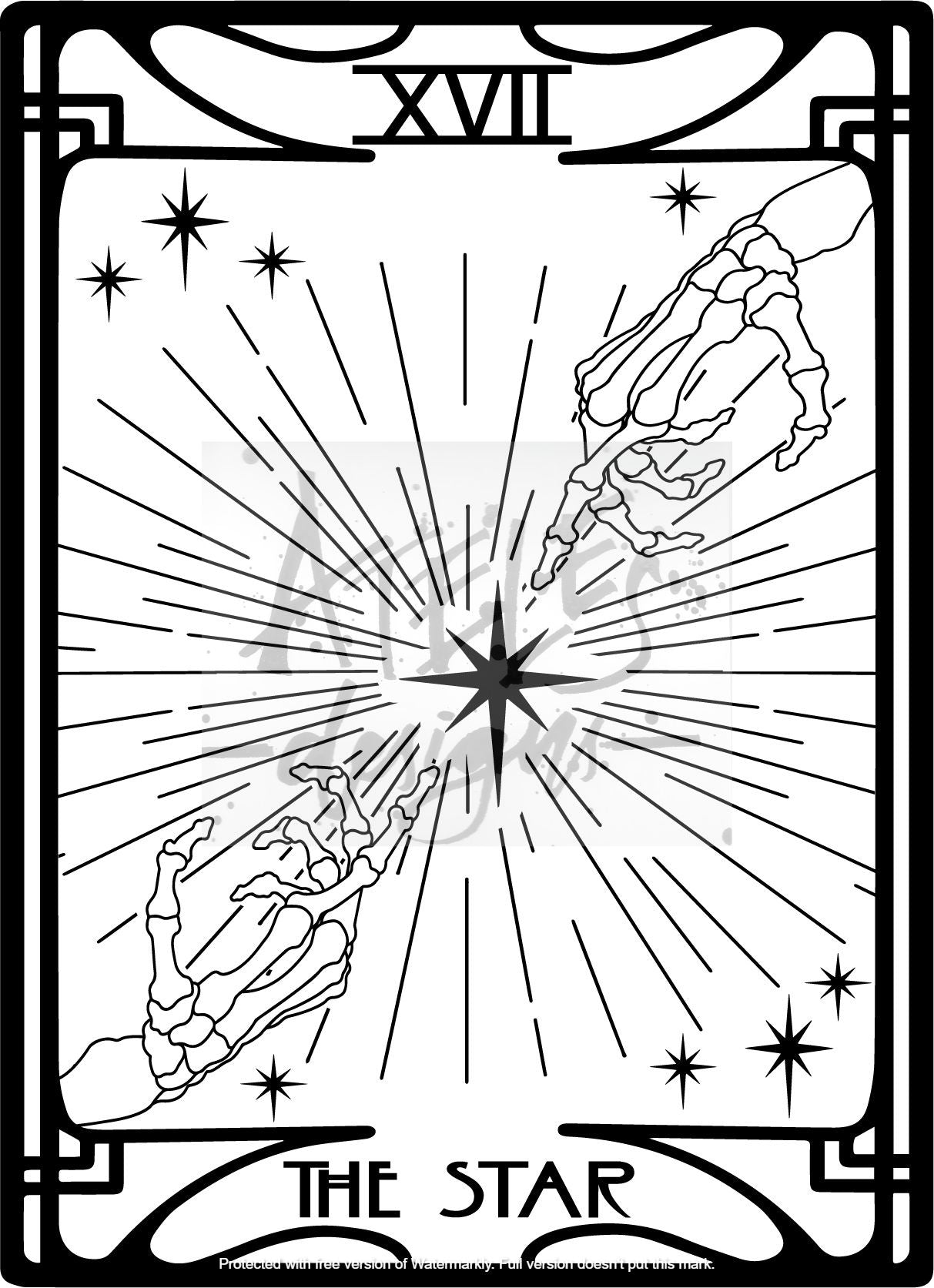 The Star (thick frame)